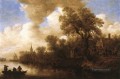 Escena del río Jan van Goyen